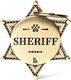 My Family Sheriff Star Dog ID Tag Myfamily