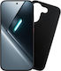 Volte-Tel Silicone Camera Guard Back Cover with Neck Strap Black (Poco X8 Pro)