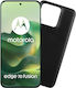Volte-Tel Silicone Camera Guard Back Cover with Neck Strap Black (Motorola Edge 70 Fusion 5G)