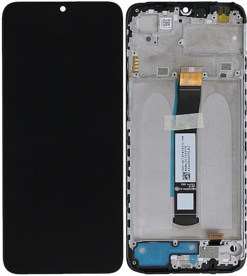 Ersatzbildschirm Mit Touch-Mechanismus Und Rahmen Für Xiaomi Redmi 10c Schwarz