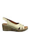 Anatomische Damenplattformen Beige GY-08349-24-2
