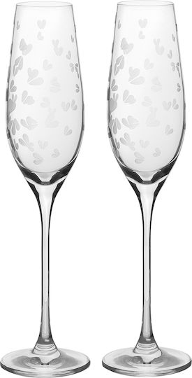 Raeder Herzen Set Brillen Champagner / Weißwein aus Keramik Weißes Kelch mit Strohhalm 0018140 2 Stück