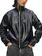 Long Women's Bomber Jacket Black