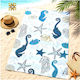 Mia Home Mikrofasertuch Körper Blau 180x90cm