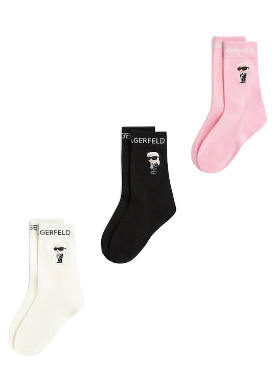Karl Lagerfeld Women's Socks Orchid Smoke 3Pack