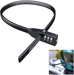Basi Kabelschloss Sicherheitsschloss mit Code Kabel-tie Kbs 50 Schwarz 530mm