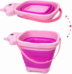 Eddy Toys Folding Unicorn Beach Bucket 21.5x18.5cm