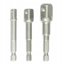 Dedra Set de adaptoare pneumatice 3 bucăți Dedra Set de adaptoare pneumatice 3 bucăți