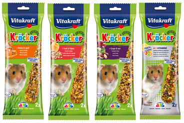 Vitakraft Kracker Duo Behandelt Hamster 2 Stück Behandelt Trauben & Getrocknete Nüsse Vitakraft