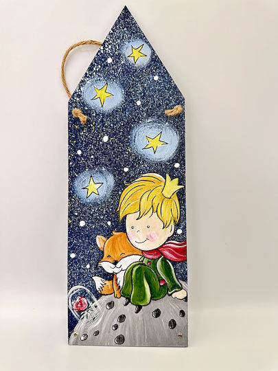 Wooden Hanging Decoration Little Prince Baptism Candle Ztr10a156 Riniotis Rin-ztr10a156