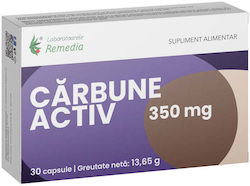 Laboratoarele Remedia Carbon Activat 350mg 30 Capsule