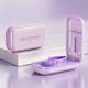 Pill Organizer Cutter & Built In Storage Purple