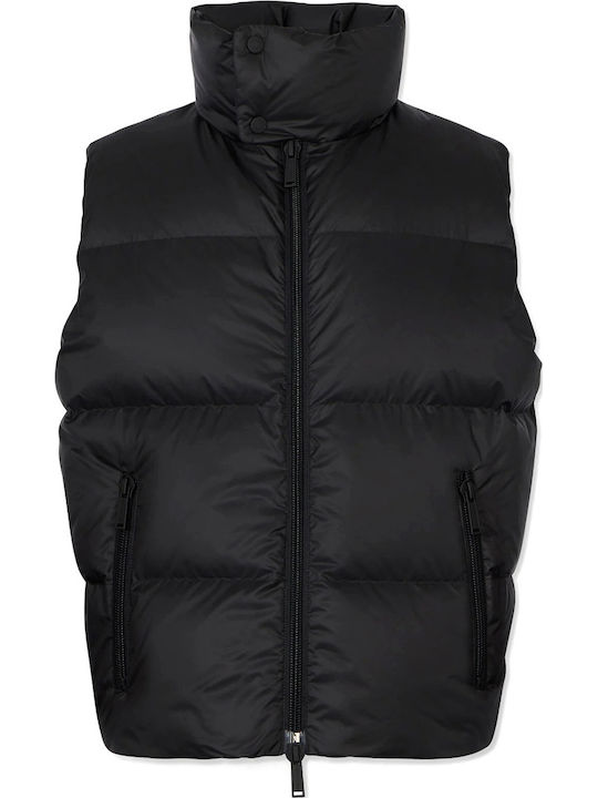 Sleeveless Puffer Jacket Black