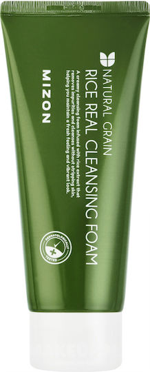 Mizon Rice Real Cleansing Foam Κρεμώδης Αφρός Καθαρισμού Προσώπου 150ml