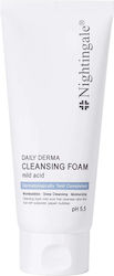 Spumă delicată pentru curățarea feței pH 5.5 efect hidratant zilnic Derma acid blând Nightingale 140 ml Spumă delicată pentru curățarea feței pH 5.5 efect hidratant zilnic Derma acid blând Nightingale 140 ml