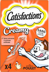 Waltham Catisfactions Cremă cu Pui 4x10gr Waltham Waltham Catisfactions Cremă cu Pui 4x10gr Waltham