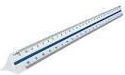 Triangular Reduction Scales 1:100 & 1:500 Plast...