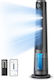 Dreo Tower Fan with Remote Control Silver