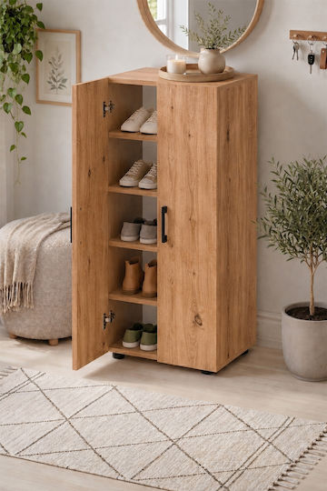 Organizator Pantofi Din Lemn 108.2x18x108.2cm