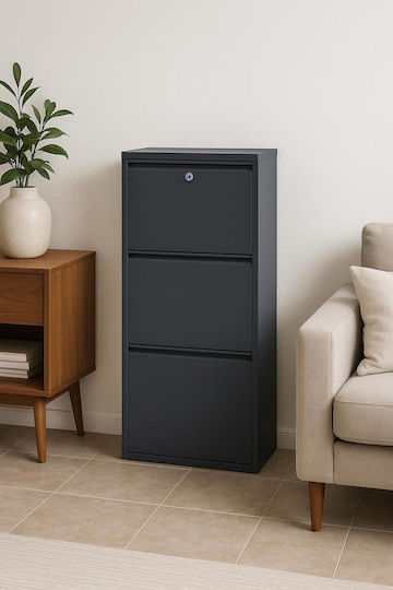 Dulap Metalic pentru Pantofi Multicolor L50xA15xÎ103cm