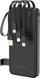 Wozinsky W11 10000mAh 10W Μαύρο