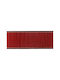 Sdim Non-Slip Runner Rug Red with Width 60cm Price by the Meter