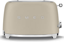 Smeg 50's Style 2 Slot Toaster 950W Beige