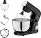 Starcrest Küchenmaschine 1500W mit Rostfreiem Schüssel 4,5l Grau