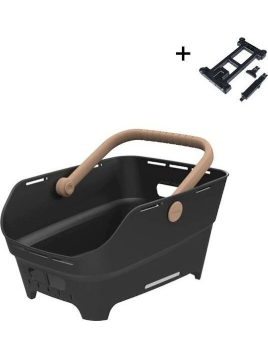 Basil Cento Bicycle Basket 21L Black