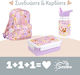 A Little Lovely Company 0.45L Pink 30 x 23.5 x 10cm Kids' Food Containers Set