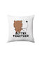 Koupakoupa Koupakoupa Sofa Cushion Bubu & Dudu Better Together White 40x40cm