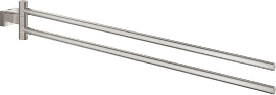 Grohe Essentials Calea Ferată Dublă Montată Pe Perete Cu Șuruburi Argintie