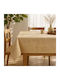 vidaXL Рънър Памучен Натурален 180x180см