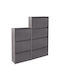 Metall Schuhorganisator Stark 71x15x137cm