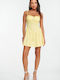 Summer Mini Yellow Dress