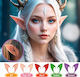 Cosplay Elf Карнавални уши за Хелоуин (Различни цветове)