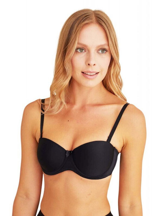NBB Lingerie Sutien Negru cu Armături