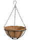 Esschert Design Hanging Metal Plant Pot Green