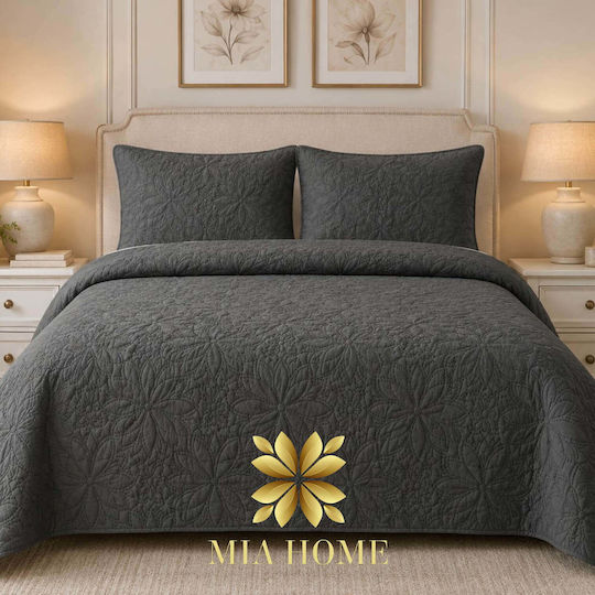Mia Home Шалте Голям Двоен Сив 220x240см