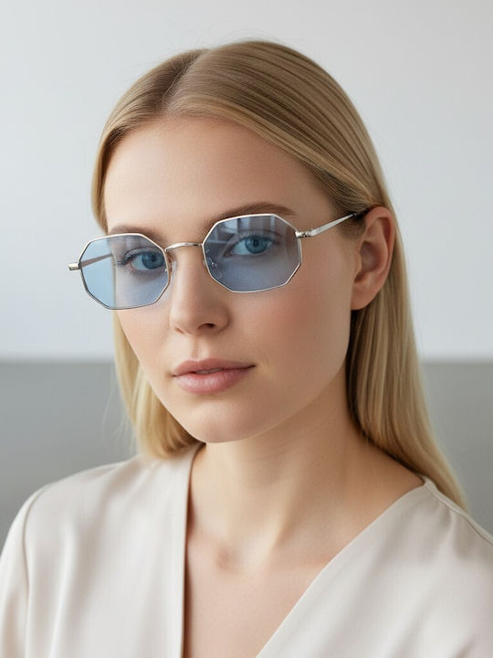 Max Air Women's Sunglasses with Black Metallic Frame and Gradient Lens SA008