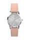 Timex Women's Watch 21mm Battery with Pink Leather Strap