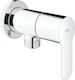 Corner Valve Grohe Bauedge 26021001 Silver Chrome Glossy