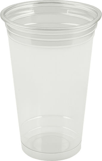 Plato Plus Ποτήρι μιας Χρήσης Πλαστικό Διάφανο 600ml 50τμχ