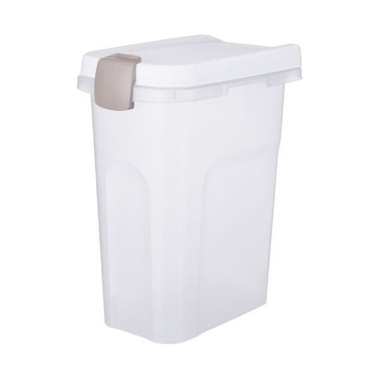 Trixie Пластмасов Хранителен Уред за Куче и Котка 25lt 51cm в Прозрачен Цвят
