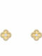 Kloxx Stud Earrings Gold 14K with Stones