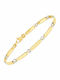 Senzio Belibasakis Men's White Gold 9K Handcuff Bracelet