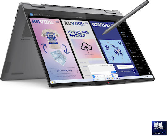 Lenovo Yoga 7 2-in-1 14ILL10 14" OLED Touchscreen (Ultra 7-256V/16GB/512GB SSD/W11 Home) Luna Grey (GR Keyboard)