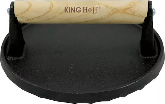 KING Hoff KH-1759 Backpresse für Grill aus Gusseisen Ø18cm