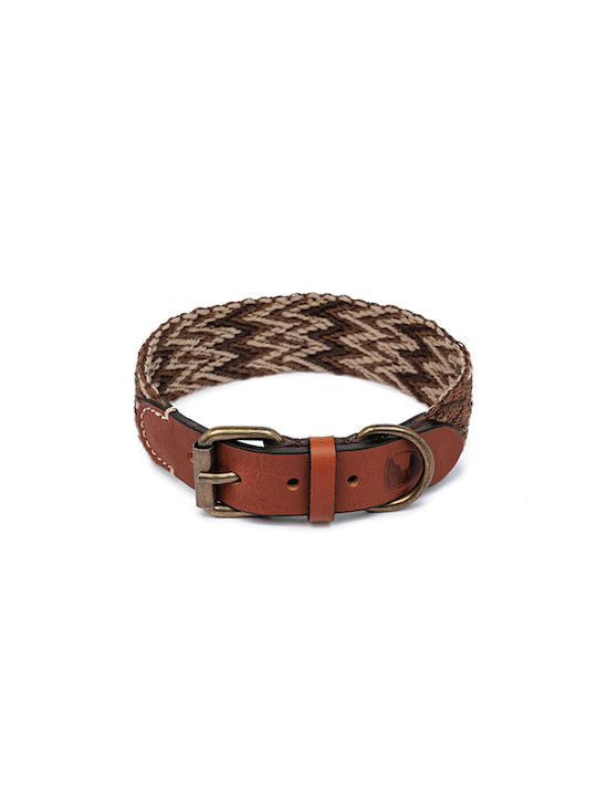 Hundehalsband Buddys Peruvian Braune Größe L