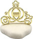 Gold Carriage Decorative Wedding Favor Pebble 10 Pieces 6cm Va80 Riniotis Rin-ba80